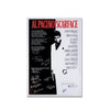 Impression sur toile du titre Al Pacino Scarface avec diverses signatures et textes.