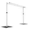 Telescopic Aluminum Backdrop Stand with Crossbar