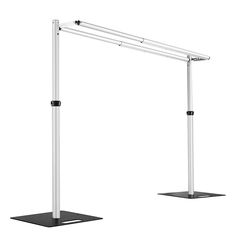 Telescopic Aluminum Backdrop Stand with Crossbar