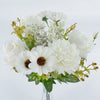 Artificial Fall Rose & Chrysanthemum Bouquet