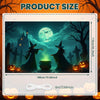 Large Halloween Witch Door Banner with Classic Spooky Design