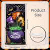 Large Halloween Witch Door Banner with Classic Spooky Design