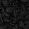 Dark green silk rose petals scattered on a black surface for weddings and special events