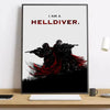Helldivers II HD Canvas Art Print – Game-Inspired Wall Decor