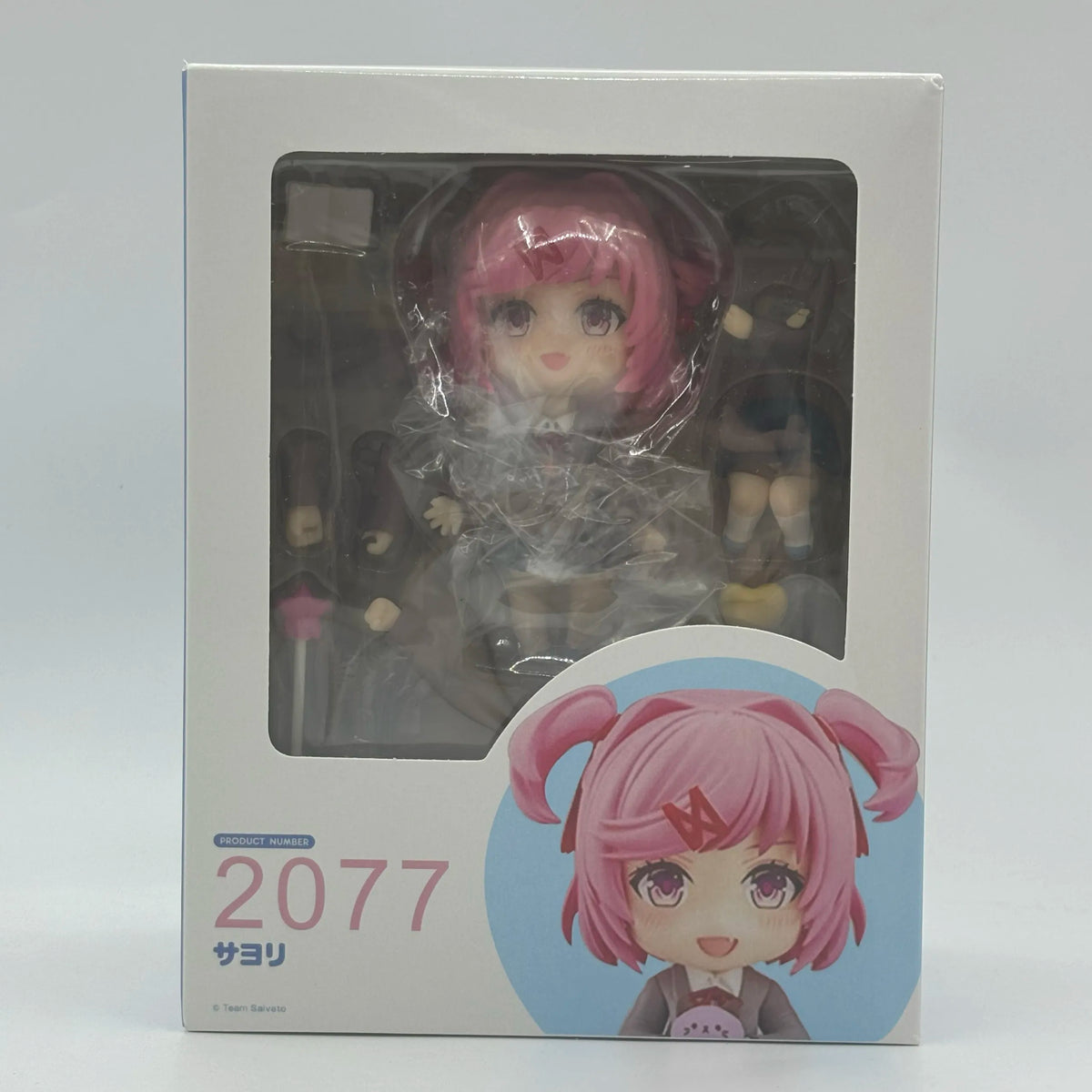 Chibi-Style Posable Character Figurine for Desk Display
