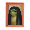 Whimsical Frog Wooden Fridge Magnets with Retro Charm