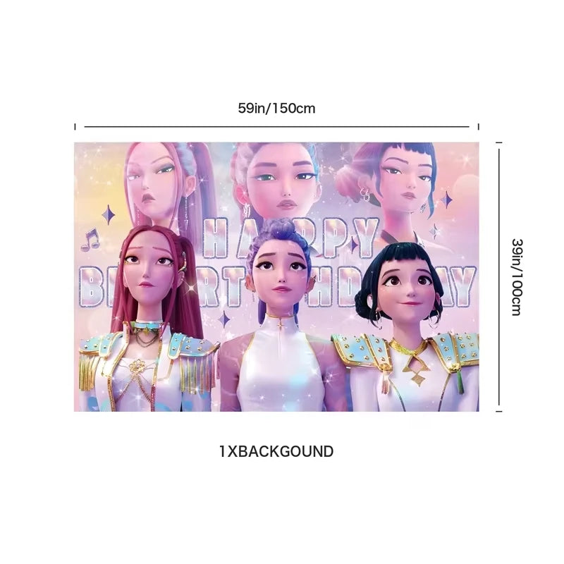 K-Pop Theme Disposable Party Set