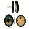 Black wall art featuring a funny black cat drinking wine, displayed in a circular frame.