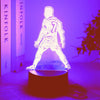 A glowing 3D football player figure with the number 7 stands on a dark base against a purple light background.