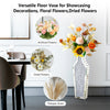 Crushed Diamond Mirrored Floor Vase