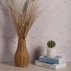 Hand-Woven Rattan Style Decorative Vase