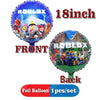 Cartoon Robot Foil Balloon Party Decoration Set