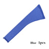 Blue stretchy hair net cap with a drawstring sleeve for dreadlocks