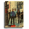 Album art poster for Radiohead's last hope featuring five band members in dark clothing.