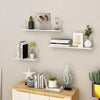 No-Drill Floating Wall Shelves for Living Room, Bedroom, and Entryway