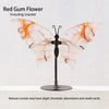 Hand-Carved Natural Amethyst Crystal Butterfly Desk Ornament