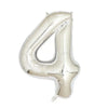 Large Red Number Foil Balloon for Birthday and Anniversary Decor