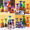 Halloween Pumpkin Candy Bags for Trick-or-Treat Party Favors