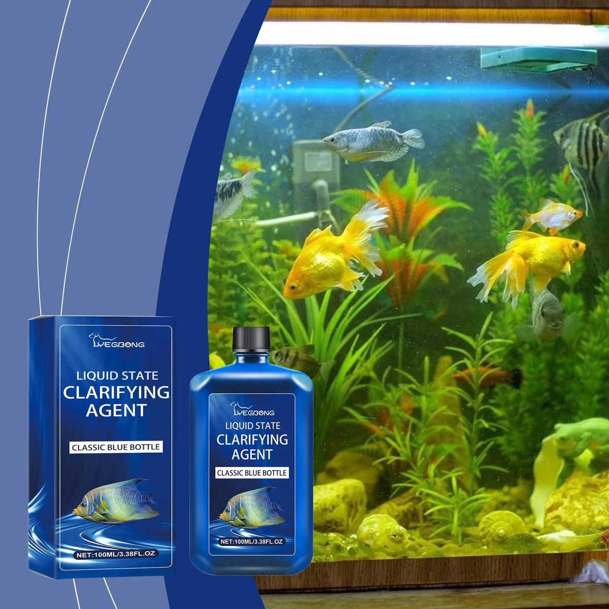 Multi-Enzyme Aquarium Water Clarifier – 100ml