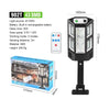 Solar Powered Motion Sensor Wall Light with Remote Control