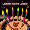 Rainbow Multicolor Birthday Candles Set of 12