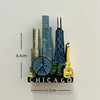 3D Resin Fridge Magnets – Iconic American Landmarks