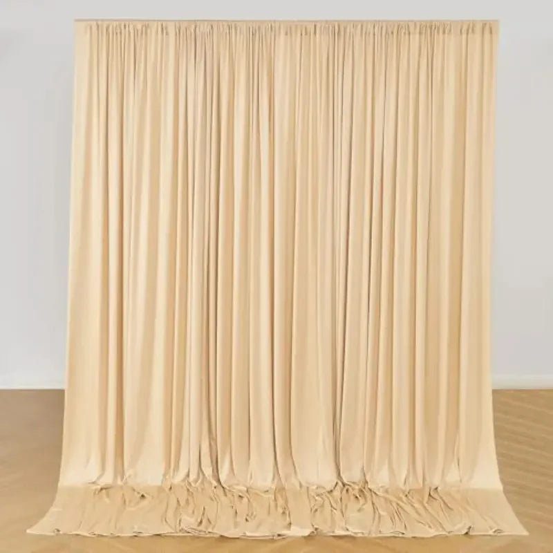 Silky Polyester Backdrop Drapes for Weddings & Events