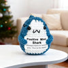 Handmade Crochet Emotional Support Animal Doll with Heartfelt Card