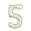 Large Red Number Foil Balloon for Birthday and Anniversary Decor