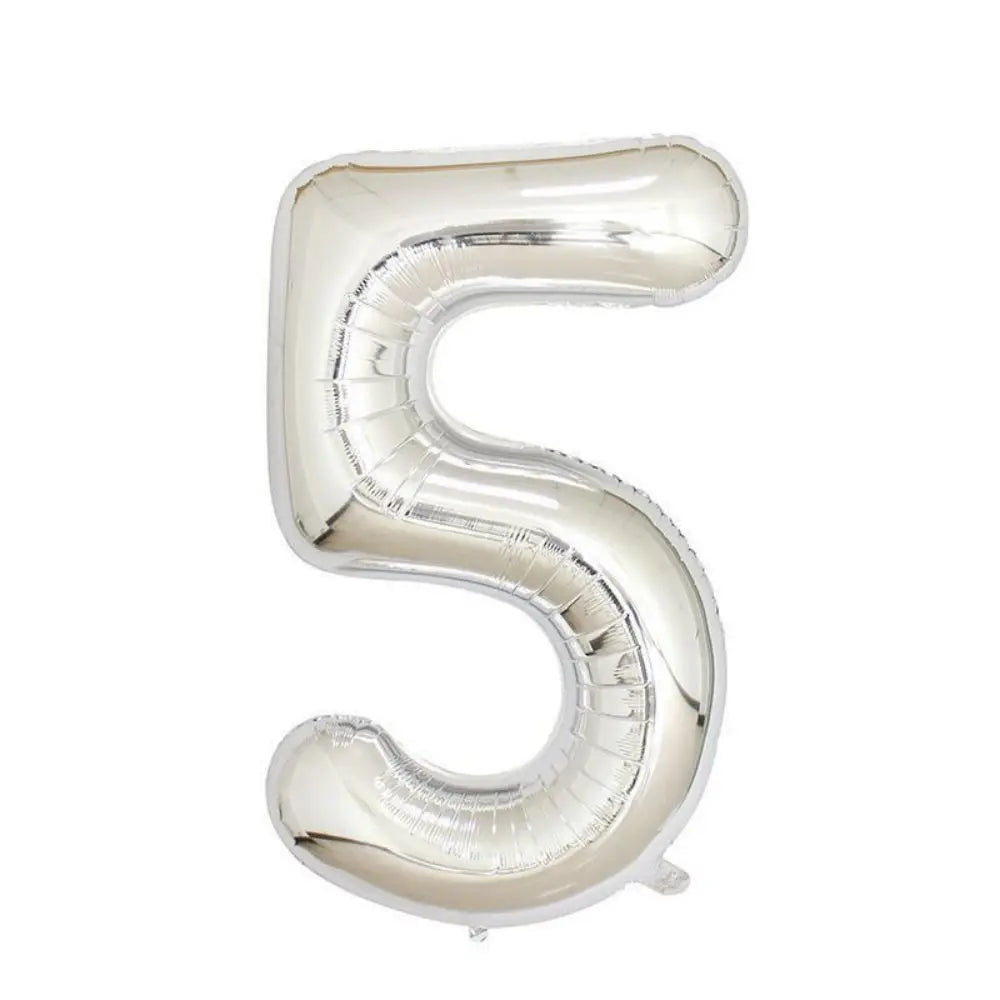 Large Red Number Foil Balloon for Birthday and Anniversary Decor