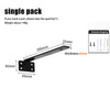 A single heavy-duty floating shelf bracket is shown with dimensions including 40mm, 65mm, 200mm length, and 25mm thickness.