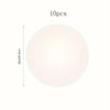 A single round white cake board is shown, measuring 10 inches in diameter.