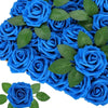 Artificial Foam Roses with Stems for Wedding & Home Décor