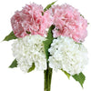 Lifelike Latex Hydrangea Stems for Weddings & Home Decor (Set of 4)