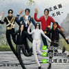 A collection of Michael Jackson action figures in various poses, highlighting the 28cm size and wire skeleton feature.