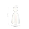 Clear glass vase for avocado seed growing kit