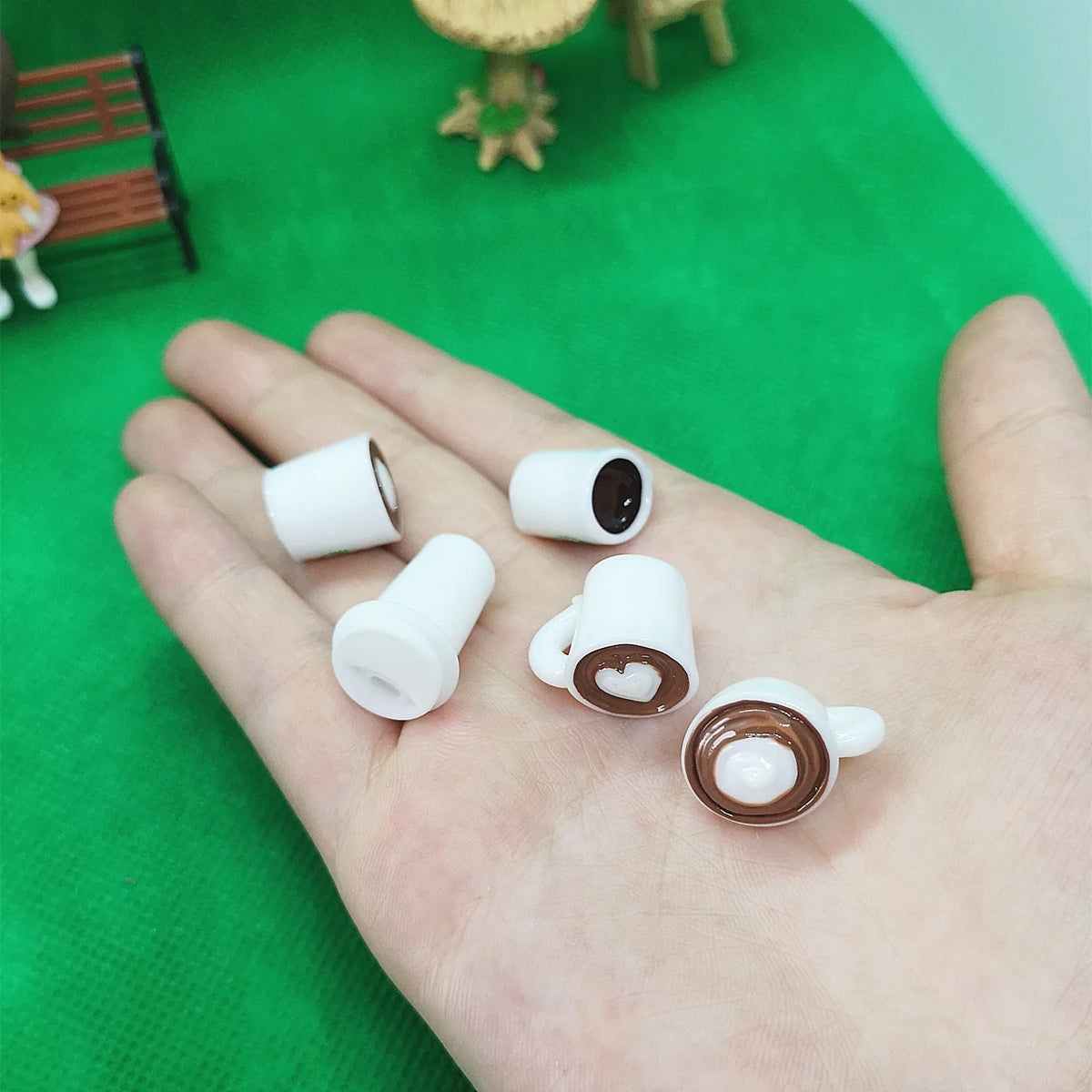 Miniature Dollhouse Food Set with Snacks, Cakes, Drinks & Wine