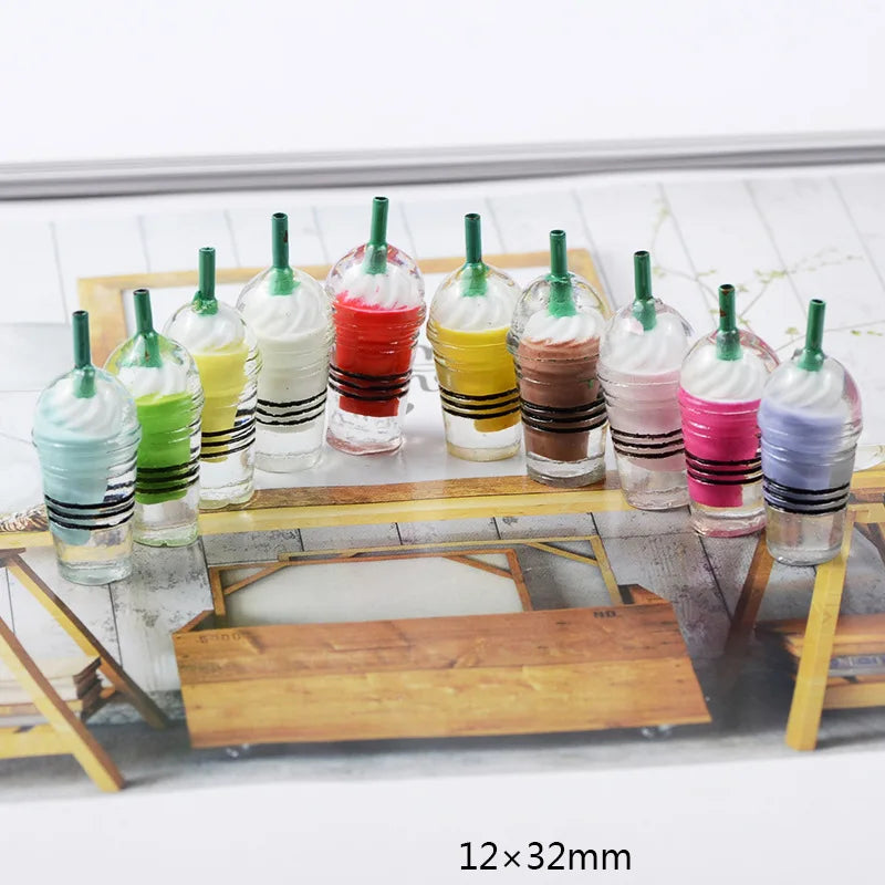 Miniature Dollhouse Food Set with Snacks, Cakes, Drinks & Wine