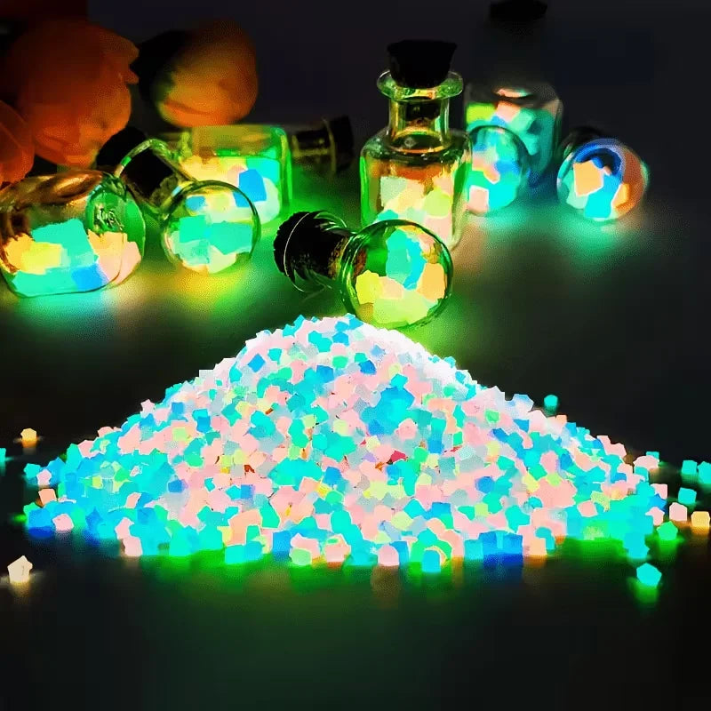 Glow-in-the-Dark Decorative Sand for Gardens, Parties & Crafts