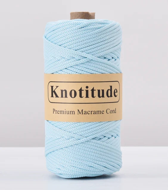 4mm Polyester Macrame Cord - 300g Spool for Knitting & DIY Crafts