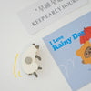 A set of six lazy cat fridge magnets featuring various designs, including a yellow and orange character.