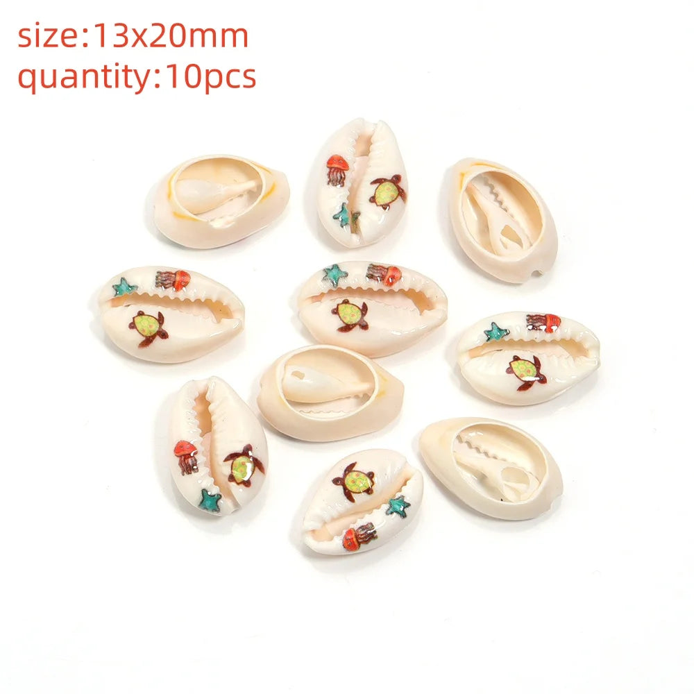 Natural Sea Snail Shell Beads for DIY Jewelry Making