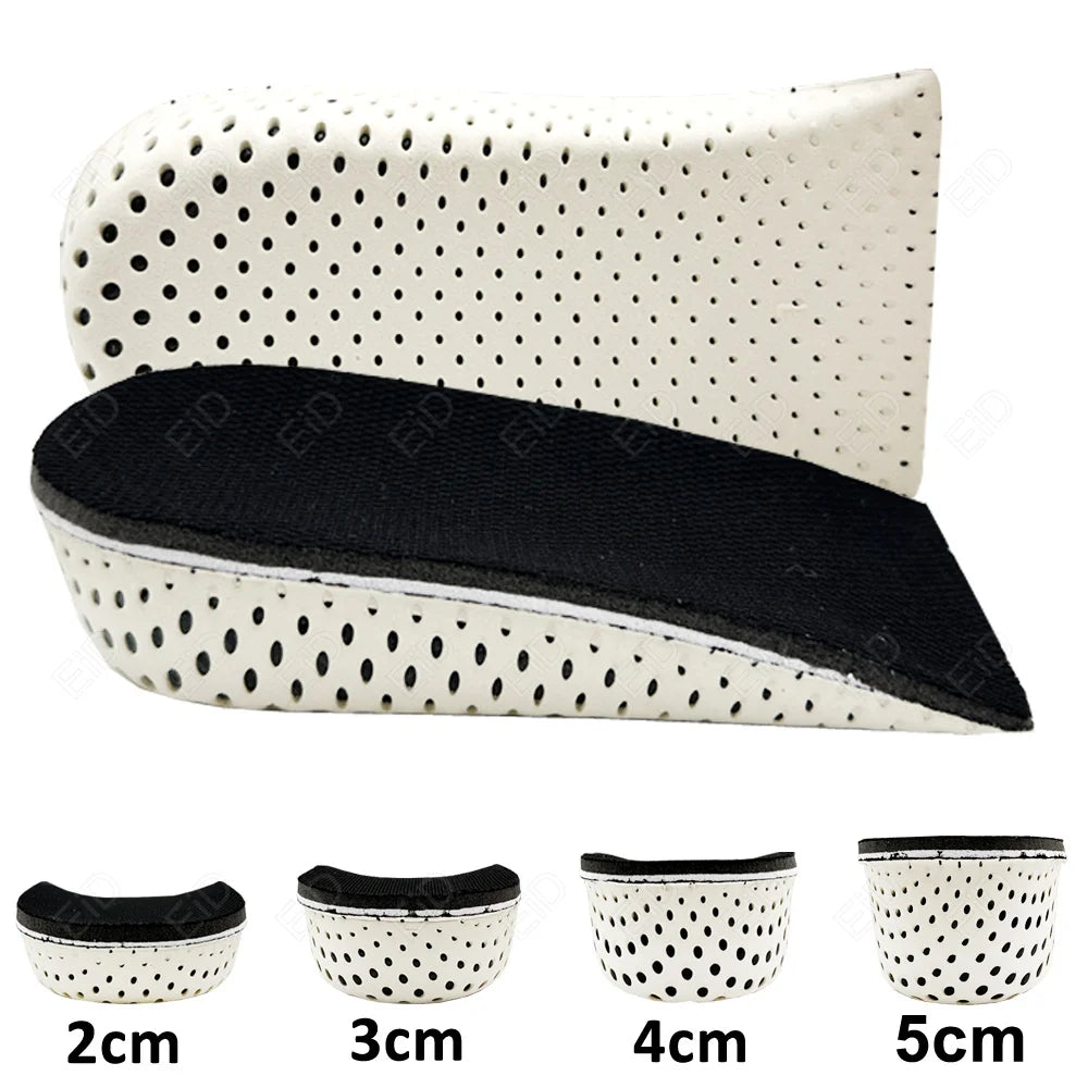 Invisible Height Increase Shoe Insoles with Arch Support