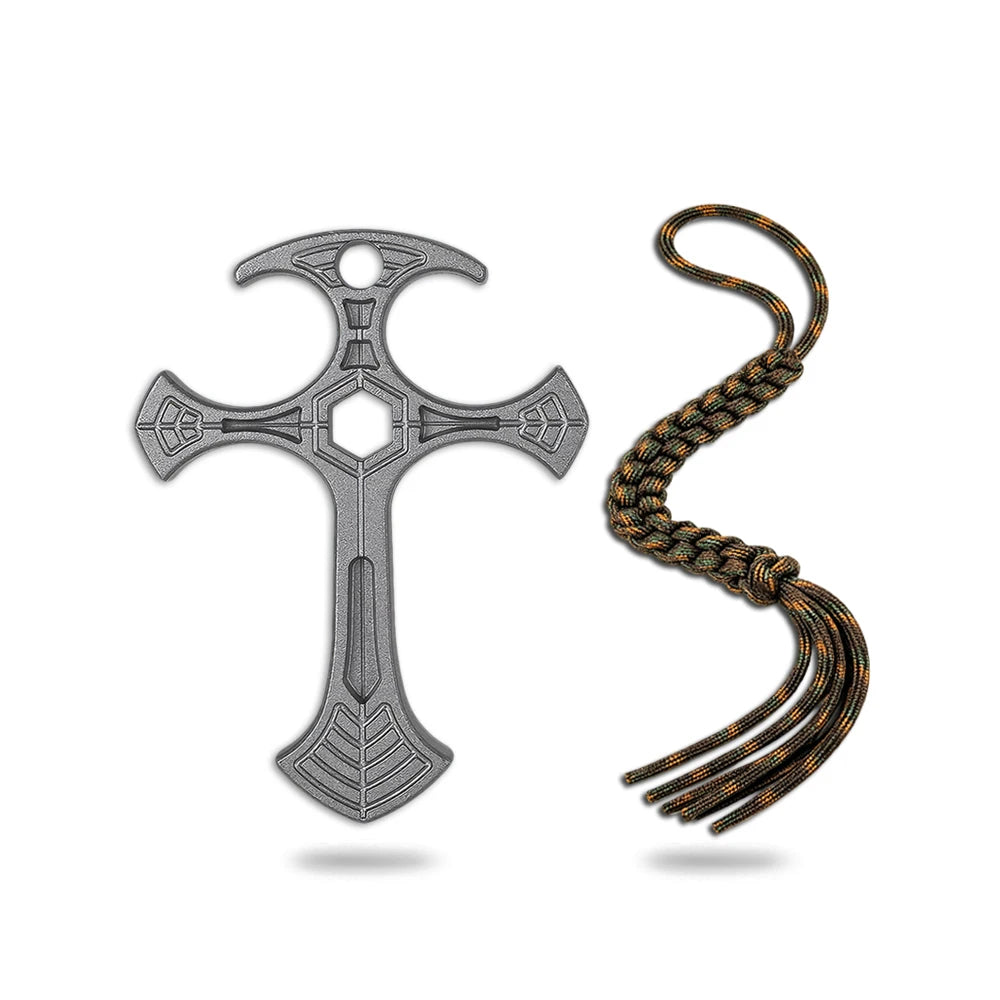 Cross Pendant Self-Defense Tool with Bottle Opener