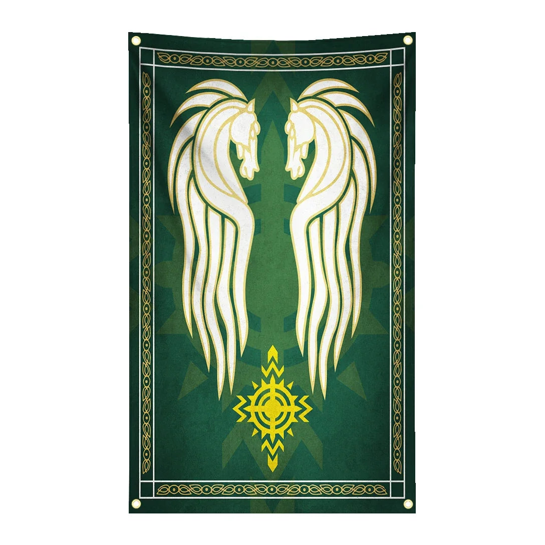 Rohan Flag – Tapestry Banner for Themed Decor