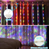 USB LED Curtain Lights with Remote – 8 Lighting Modes for Weddings & Home Decor