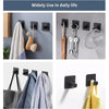 Extra thick self-adhesive wall hooks used for hanging keys, jewelry, and coats in daily life.