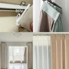Three adjustable pinch pleat curtain hooks for pleated drapes shown in various colors and close-up views.