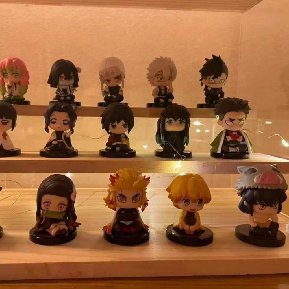 Demon Slayer Anime Figure Set - 5 Detailed PVC Collectibles