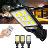 Solar-Powered Motion Sensor Security Light with 108 LEDs